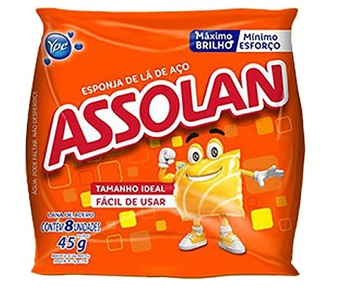 ASSOLAN LÃ DE AÇO - Demétrio Distribuidora Caraguatatuba